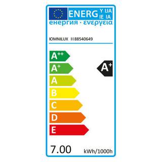 Omnilux GU-10 230V LED SMD 7W Par-16 lamp geel