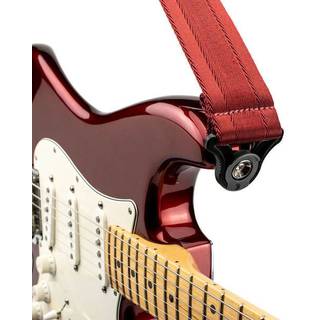 D'Addario 50BAL11 auto-lock gitaarband blood red