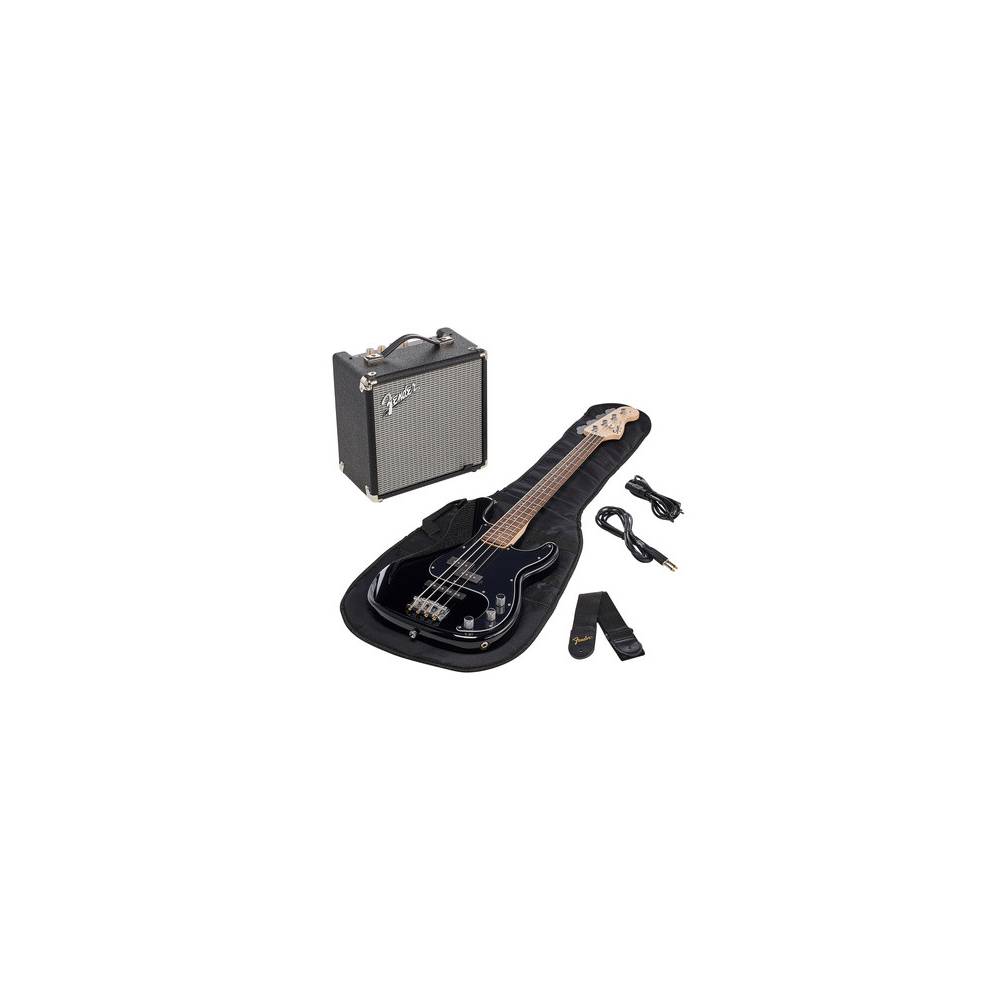 Squier Affinity Series Precision Bass PJ Pack Black