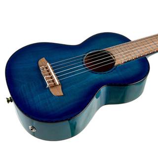 Ortega Mini/Travel Series RGLE18BLF 1/8-Size Guitar Faded Blue klassieke gitaar met gigbag