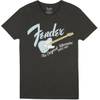 Fender Original Telecaster Men's Tee Gray/Sonic Blue T-shirt XXL