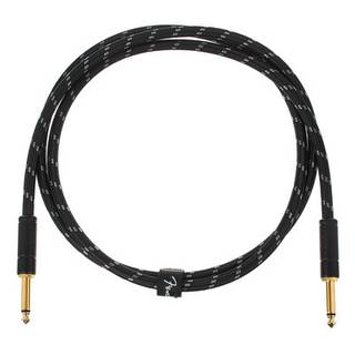Fender Deluxe Cables instrumentkabel 1.5 m zwart tweed