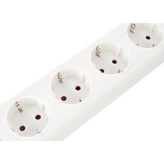 Brennenstuhl Bremounta stekkerdoos 6-voudig met veiligheidsschakelaar 3m wit