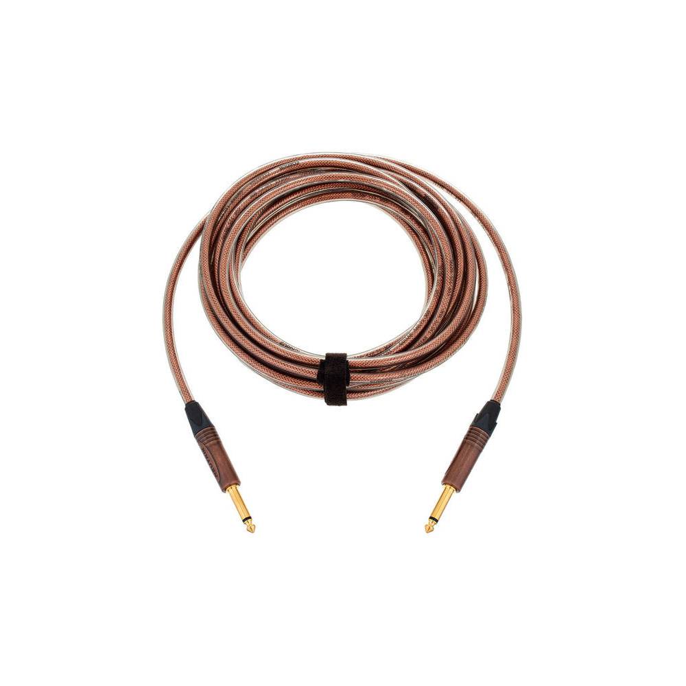 Cordial CSI6PP-METAL ENCORE 6.3 TS jack - 6.3 TS jack recht instrumentkabel 6m