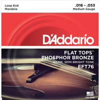 D'Addario EFT76 Flat Tops snarenset voor mandola