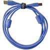 UDG U95003LB audio kabel USB 2.0 A-B recht blauw 3m
