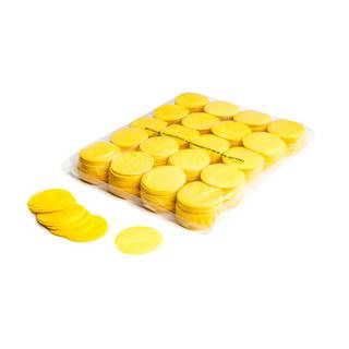 Magic FX confetti rond 55 mm bulkbag 1kg Yellow