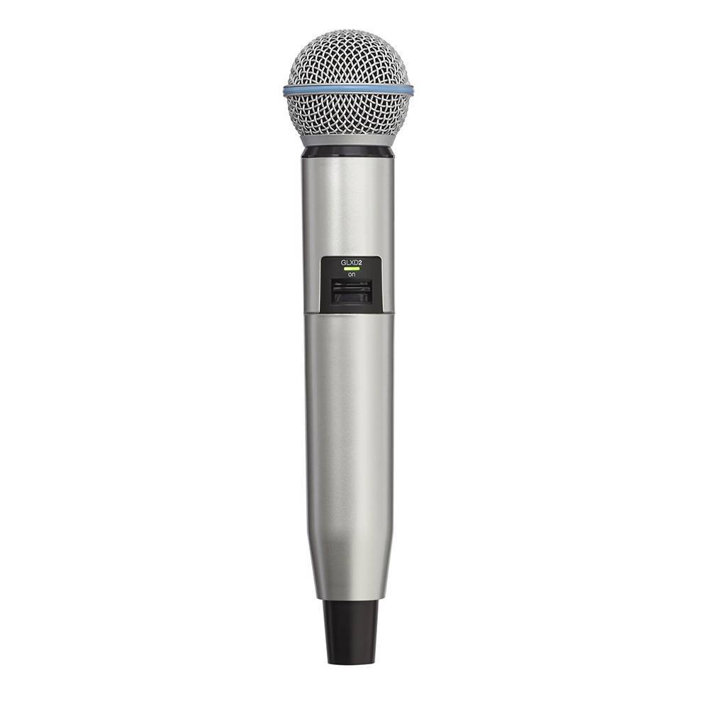 Shure GLX-D SM58/Beta58 gekleurde behuizing zilver