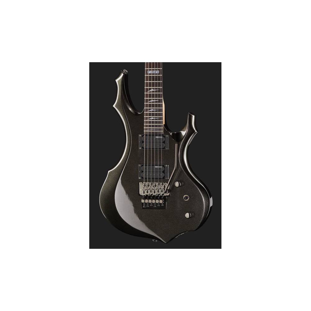 ESP LTD F-200FR Floyd Rose Charcoal Metallic