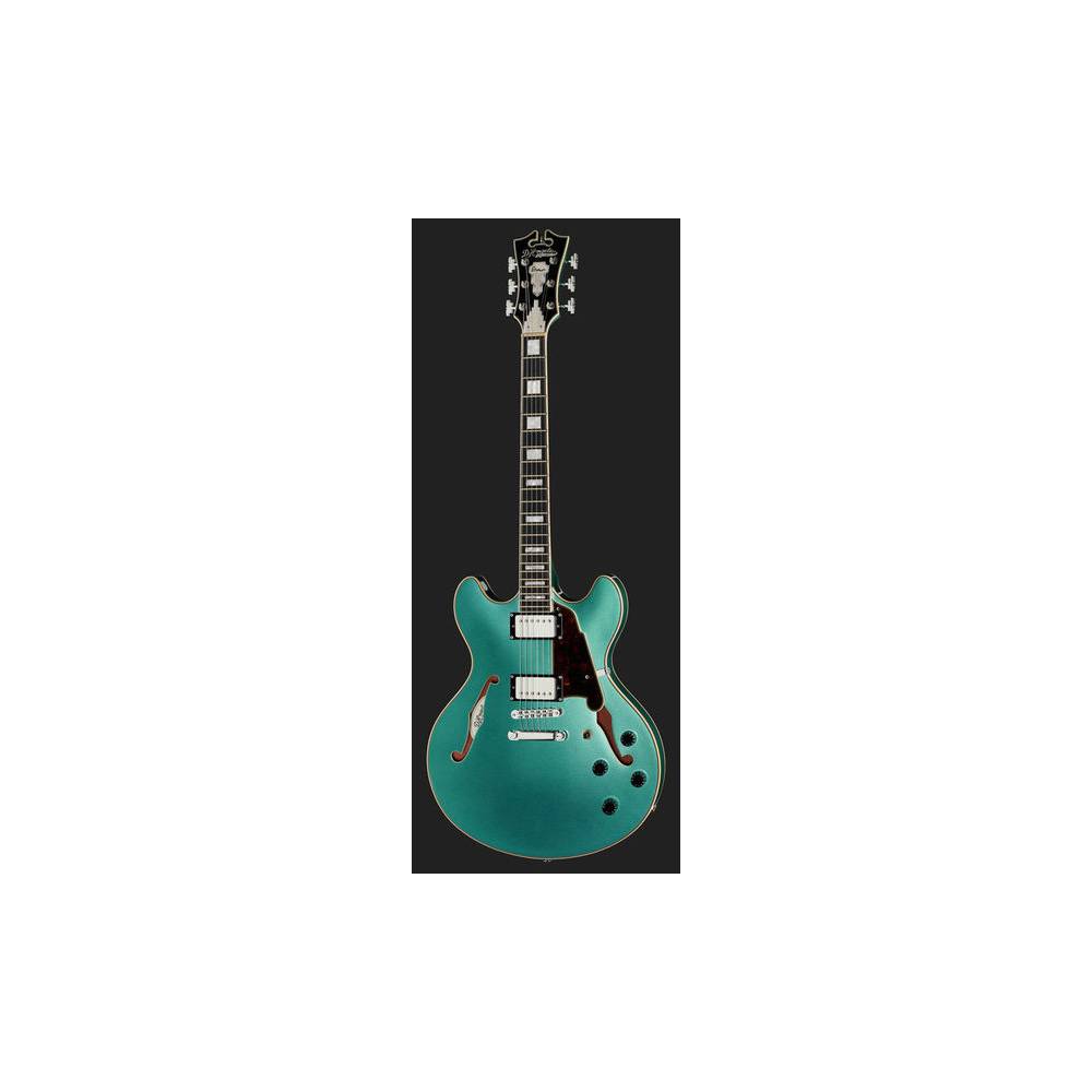 D'Angelico Premier DC Ocean Turquoise F Holes Stopbar