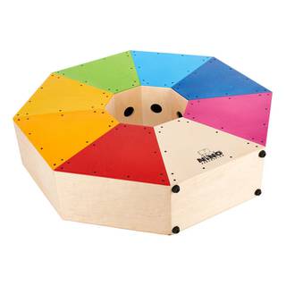 Nino Percussion NINO954 Classroom Cajon 8 gekleurde cajons
