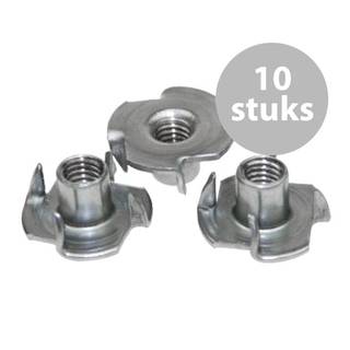 Adam Hall M6 Inslagmoer (10 stuks)