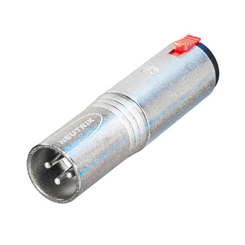Neutrik NA3MJ adapter XLR male - Jack female stereo