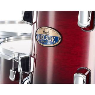 Pearl DMP926S/C261 Decade M. Gloss Deep Red 6-delig drumstel