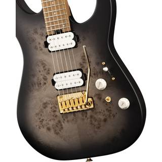 Charvel Pro-Mod DK24 HH 2PT CM elektrische gitaar Transparent Black Burst