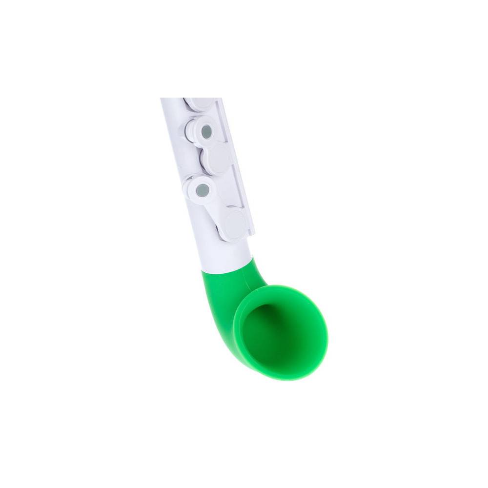 evenwichtig makkelijk te gebruiken Miles Nuvo jSax kunststof saxofoon voor kinderen wit-groen kopen? - InsideAudio