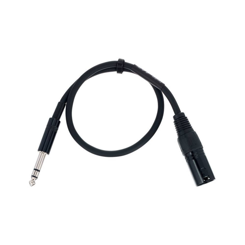 Cordial EM0.5MV Elements verloopkabel XLR male - 6.3mm TRS jack 0.5m