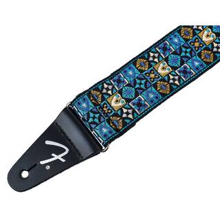 Fender Festival Strap gitaarband, blauw