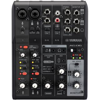 Yamaha AG06MK2B live streaming mixer