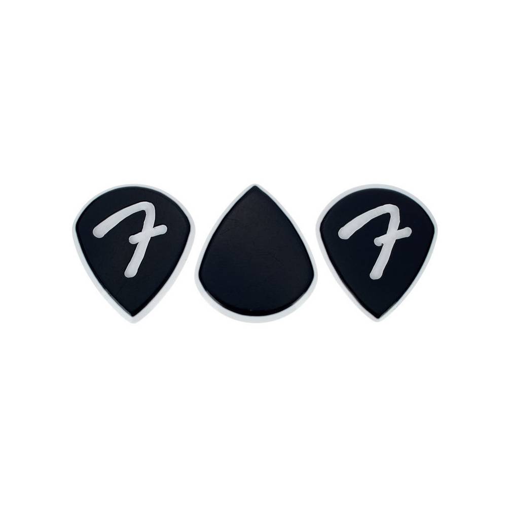 Fender F Grip 551 Picks Black plectrum (set van 3)