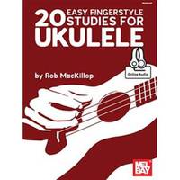 Mel Bay - 20 Easy Fingerstyle Studies For Ukulele