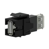 Procab VCK622/B Keystone USB A-A connector zwart
