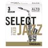 D'Addario Woodwinds RSF10ASX3M Select Jazz Filed Alt-sax 3M