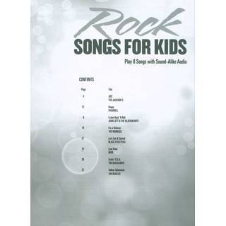 Hal Leonard Drum Play-along Rock songs for kids drumboek