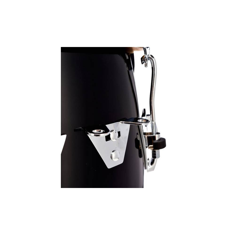 Latin Percussion LP559X1BK Patoto Model Fiberglass Conga Black Chrome