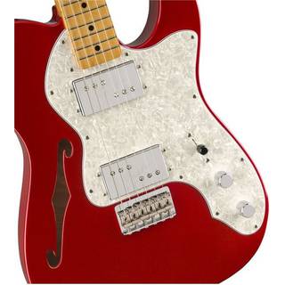 Fender Vintera 70s Telecaster Thinline Candy Apple Red met tas