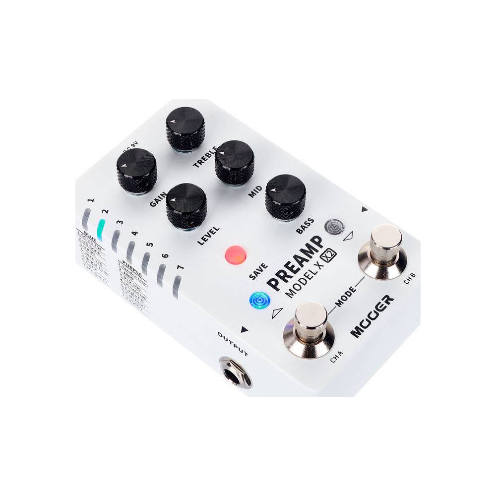 Mooer Model X2 Dual-Channel Digital Preamp effectpedaal