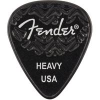 Fender Wavelength Picks 351 Heavy Black plectrumset (6 stuks)