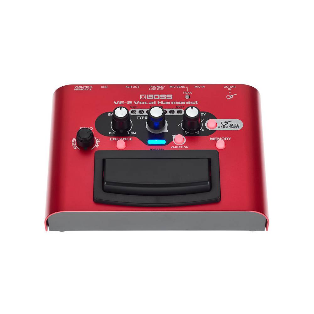 Boss VE-2 Vocal Harmonist effectpedaal voor zang