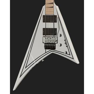 Jackson X Series Rhoads RRX24 M Snow White / Black Pinstripes