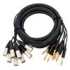 Cordial CML8-0MV3C Intro multikabel 8x XLR male - 8x 6.3mm TRS jack 3m