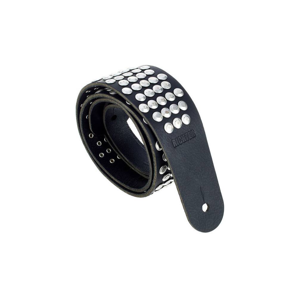 Richter 1320 Raw II Rivet Black/ Old Silver gitaarband