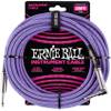 Ernie Ball 6069 Braided Instrument Cable, 7.5 meter, paars