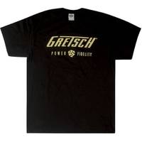 Gretsch Power & Fidelity Logo T-shirt maat S