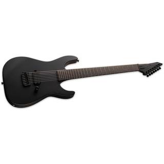 ESP LTD Black Metal Series M-7HT Baritone Black Metal Black Satin 7-snarige elektrische gitaar