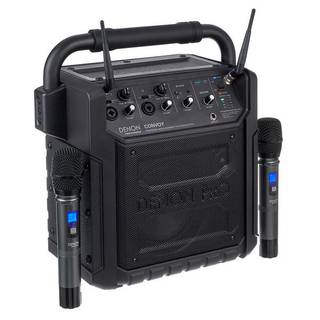 Denon Professional Convoy mobiele accu-speaker met twee draadloze microfoons