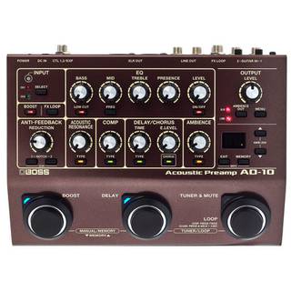 Boss AD-10 Acoustic Preamp effectpedaal & D.I.