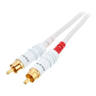 Cordial CFU3FC-SNOW Intro verloopkabel 2x XLR female - 2x RCA 3m wit