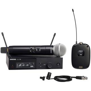 Shure SLXD124/85-H56 draadloze SM58 & WL185 microfoon combinatieset