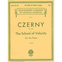 G. Schirmer - Carl Czerny: The School of Velocity voor piano
