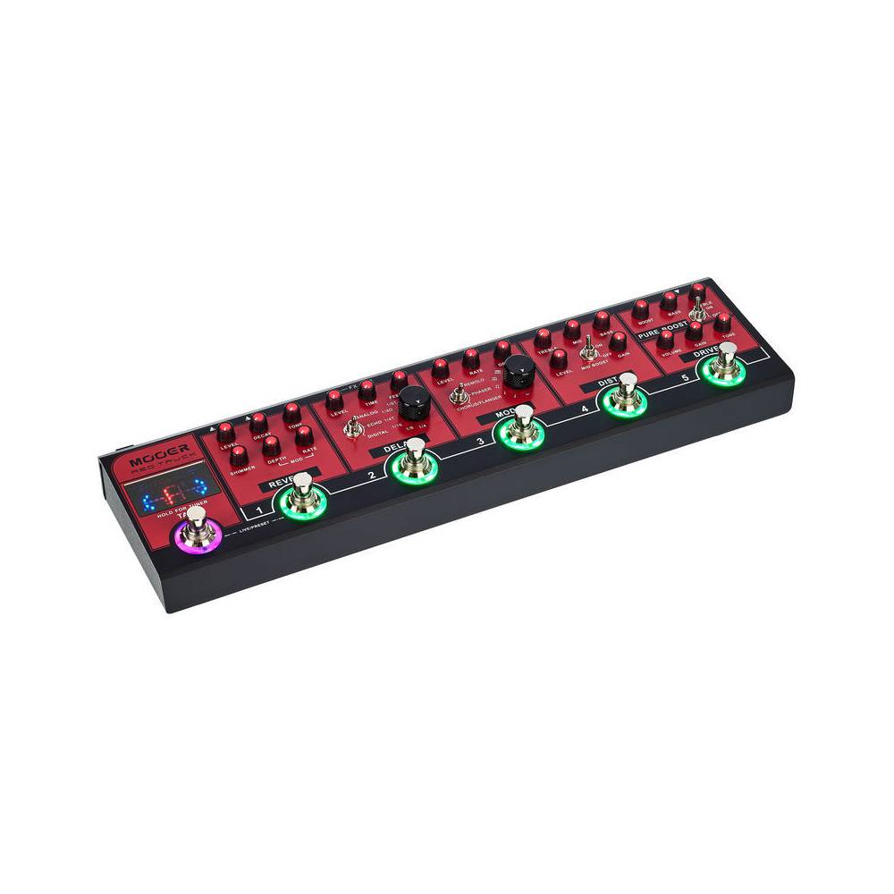 Mooer Red Truck multi-effectpedaal met softcase