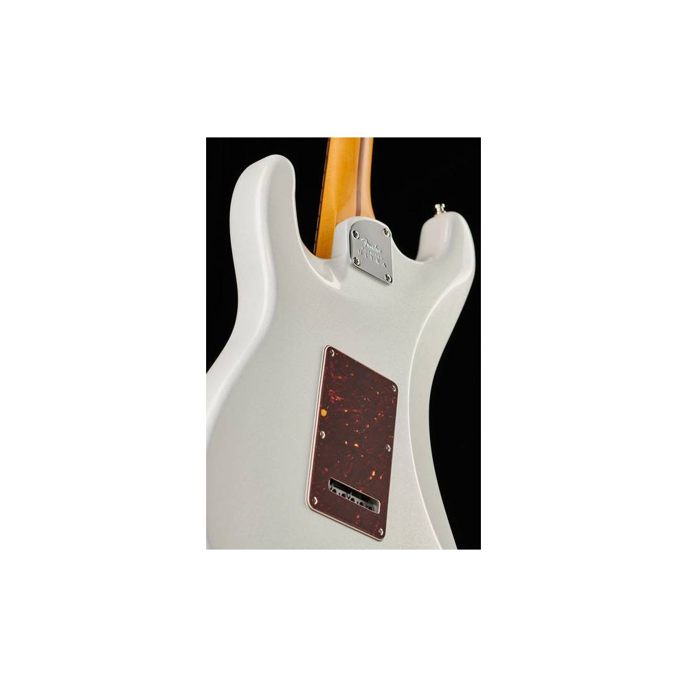 Fender American Ultra Stratocaster Arctic Pearl RW met koffer