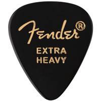 Fender 351 zwart Premium Celluloid Picks extra heavy (set van 12)