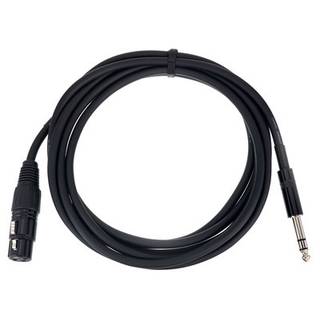 Cordial EM3FV Elements verloopkabel XLR female - 6.3mm TRS jack 3m