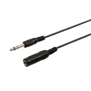 Valueline minijack stereo verlengkabel 3,5mm M - 3,5mm F, 2m