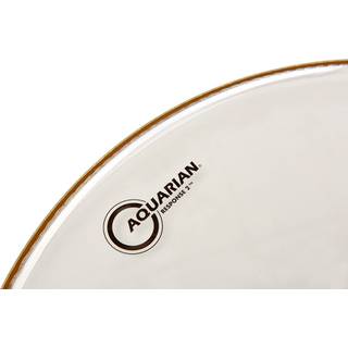 Aquarian 22 inch Response 2 clear bassdrumvel